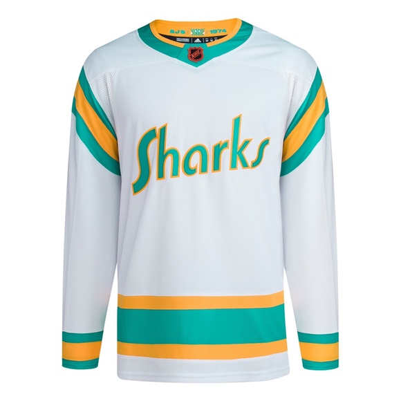 Adidas San Jose Sharks Brent Burns #88 NHL Authentic Jersey Reverse Retro 2.0 - Picture 1 of 8